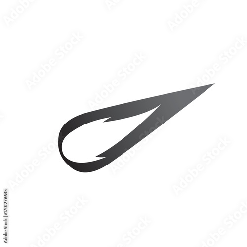 meteor icon logo design illustration template vector