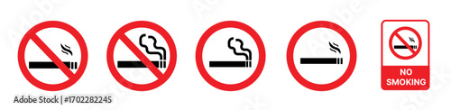 no smoking sign icon vector 