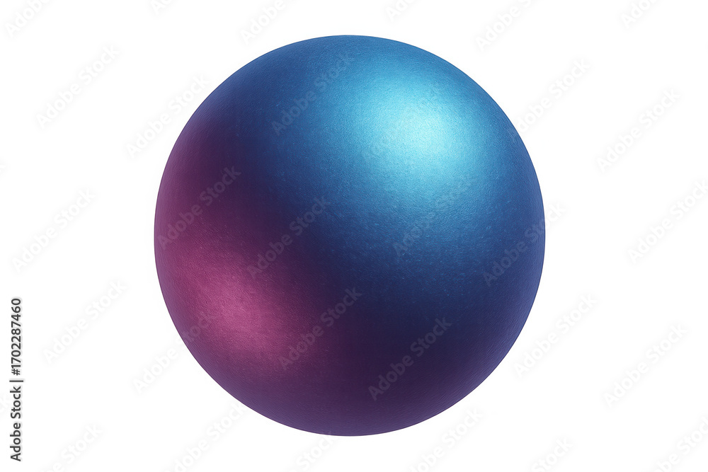 Obraz premium Gradient sphere with metallic texture rotating on transparent background, perfect for graphic design projects