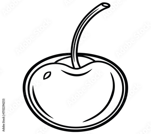 A ripe red apple, with a fresh green leaf and a sweet slice, is an isolated vector icon of a healthy, delicious fruit