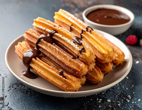 CHURROS WITH CHOCO SAUCE