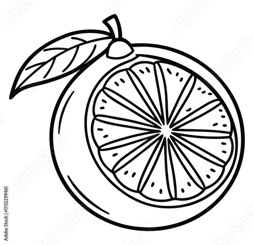 A fresh and healthy vector illustration of a citrus lemon fruit, with a bicycle design in the shape of a wheel