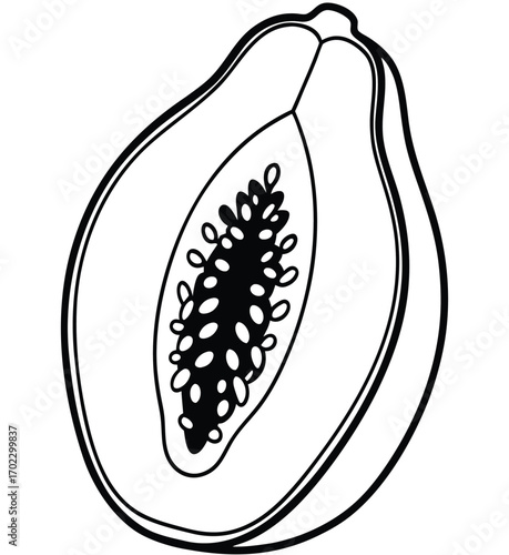Vector illustration of apple pumpkin and banana on white background with fresh fruits and vegetables