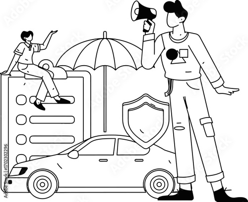 Secure your ride with comprehensive car insurance solutions advocating protection and peace of mind for every journey
