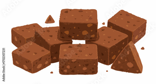 Pile of Brownies.