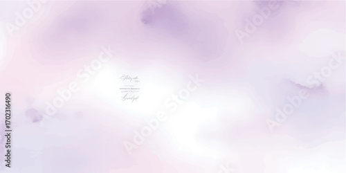 Lavender Watercolor Background with Subtle Purple Aquarelle Gradient Wash and Abstract Hand-Painted Texture for Branding, Invitations, and Digital Creative Projects