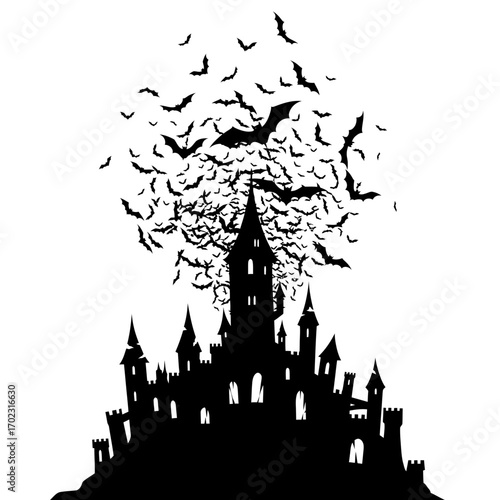 Gothic Architecture, Halloween Theme, Dark Background