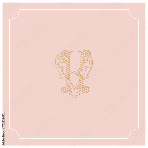VK,KV, logo VK, Letter VK,  Monogram VK,Wedding Monogram, Wedding Logo, Logo Design , Monogram Vintage