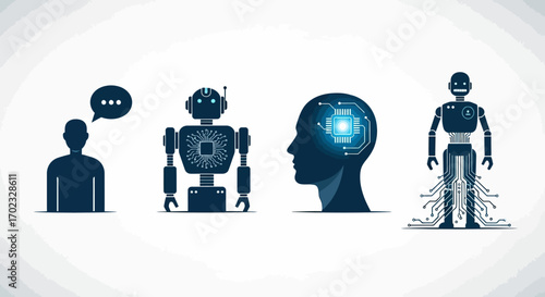 The Evolution of Artificial Intelligence from Human Interaction to Advanced Robotics and Brain Simulation Technologies