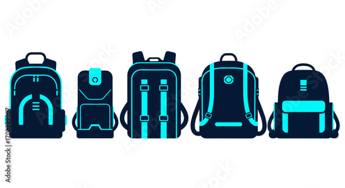 Collection of Stylish Futuristic Backpacks Designed for Modern Adventures and Everyday Travel Needs