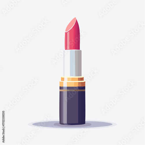 Vibrant lipstick graphic showcasing a fresh, modern aesthetic for beauty and fashion