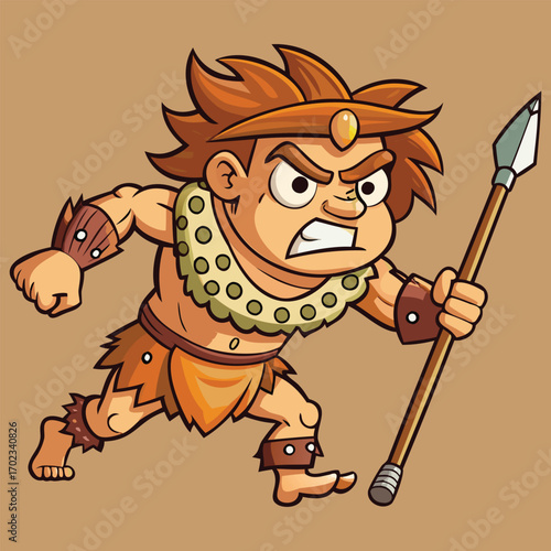 Prehistoric Caveman Character