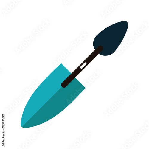 garden trowel isolated on white