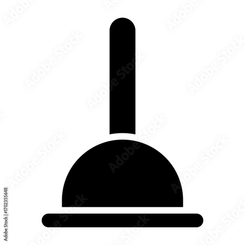 Plunger Glyph Icon