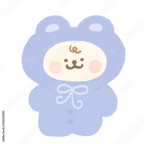 pastel bear dessert