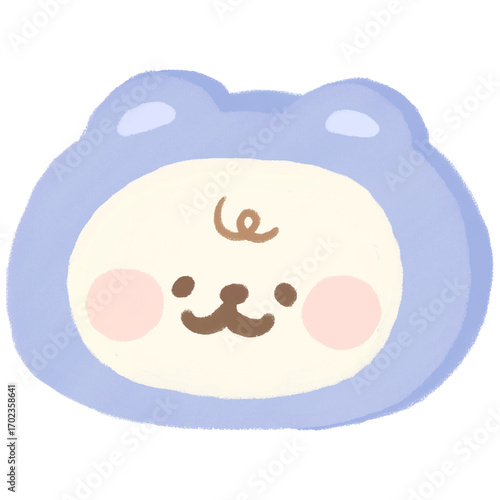 pastel bear dessert