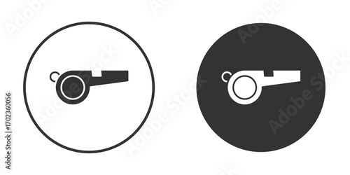 Whistle icon vector. simple design logo icons set
