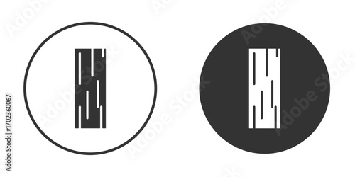 Wood board icon vector. simple design logo icons set