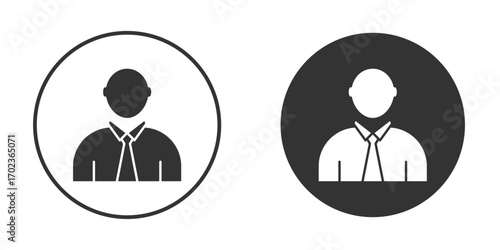 Man icon vector. simple design logo icons set