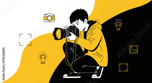 Creative Photography And Visual Storytelling Illustrated By Graphic Style Design