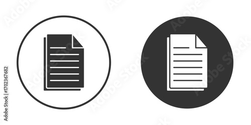 File icon vector. simple design logo icons set
