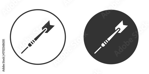 Dart icon vector. simple design logo icons set