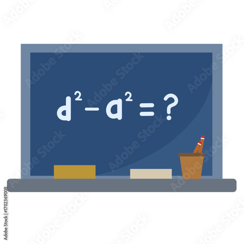 Algebra Equation On Blackboard