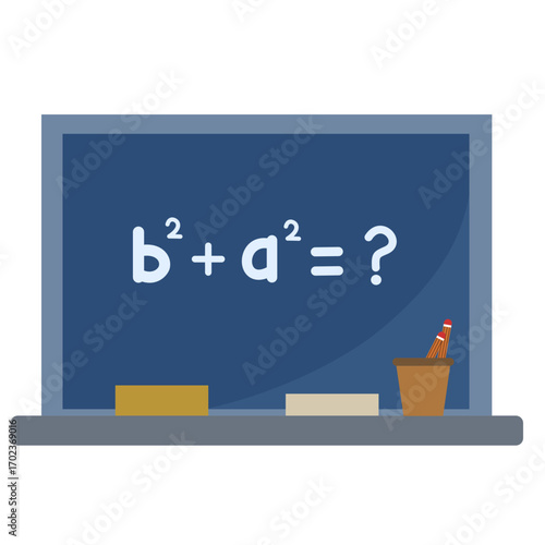 Algebra Equation On Blackboard