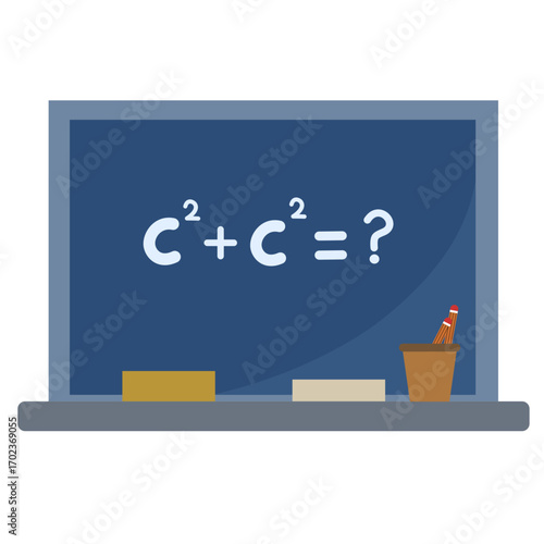 Algebra Equation On Blackboard