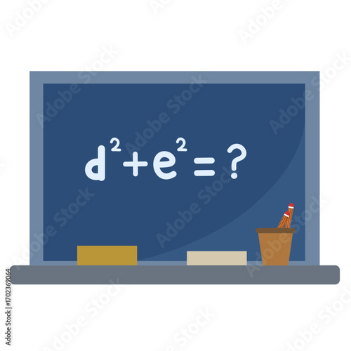 Algebra Equation On Blackboard