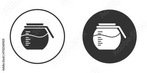 Coffee pot icon vector. simple design logo icons set