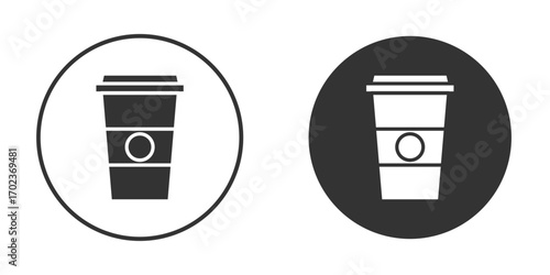 Coffee icon vector. simple design logo icons set