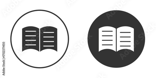 Book icon vector. simple design logo icons set