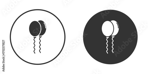 Balloons icon vector. simple design logo icons set