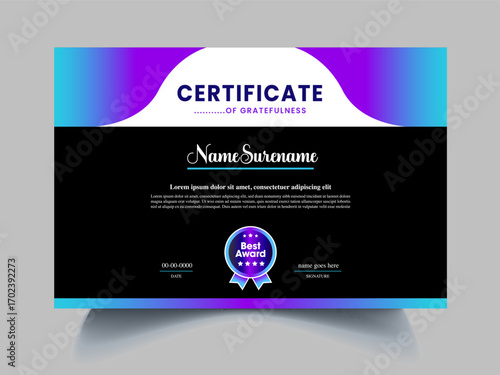 printable certificate design templates