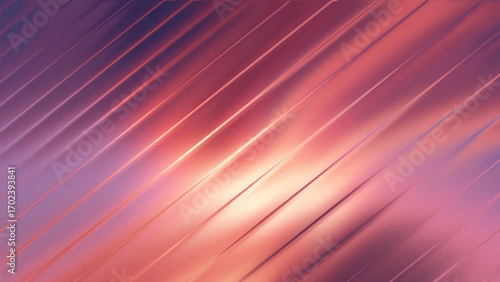 Diagonal Rose Gold Metallic Ribbed Texture Abstract Background image photo