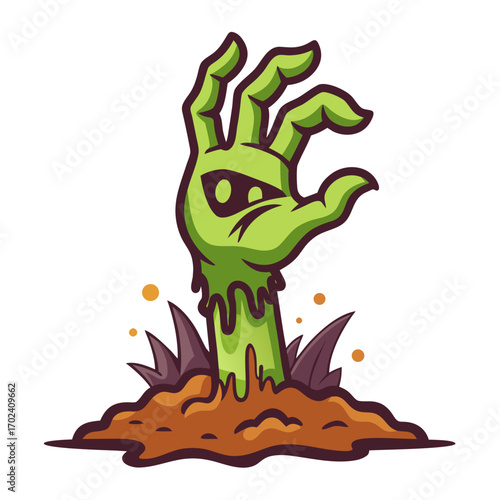 cartoon green monster