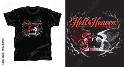 Chess graphic vector T shirt design print.