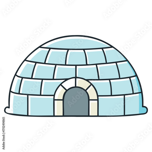 Arctic Igloo Illustration
