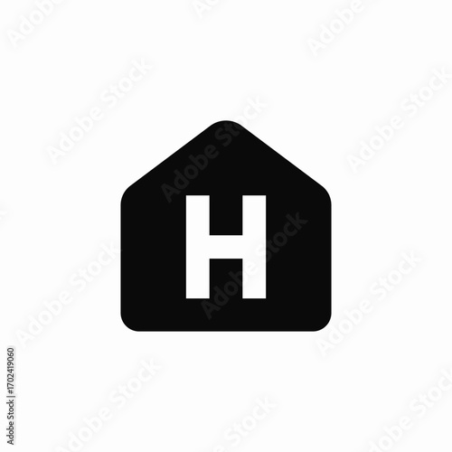 hotel stay icon sign vector