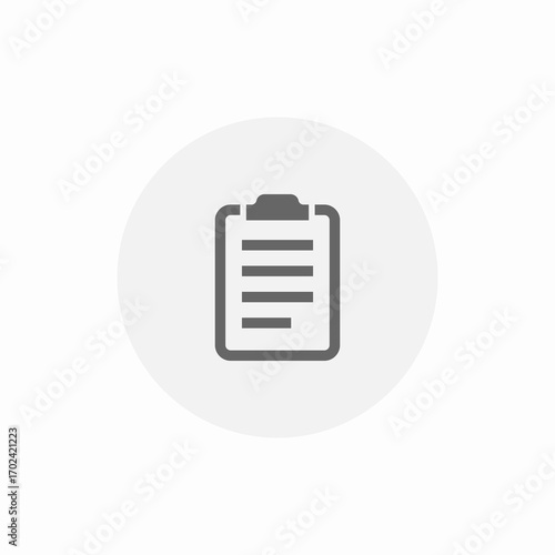 clipboard text document icon sign vector