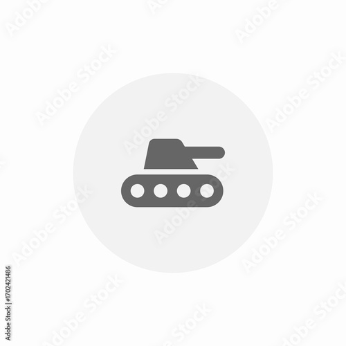 tank panzer military icon sign vector