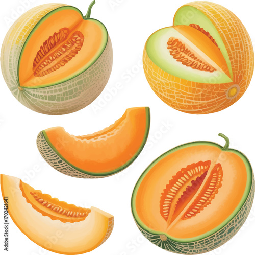 set of fruits