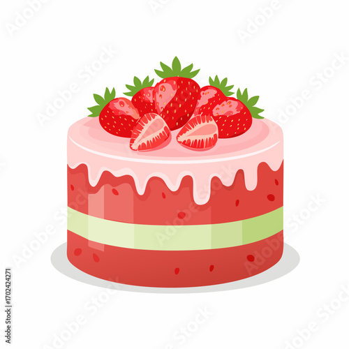 Erdbeertorte