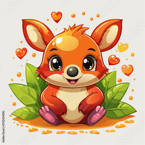 Niedliches Chibi Tier