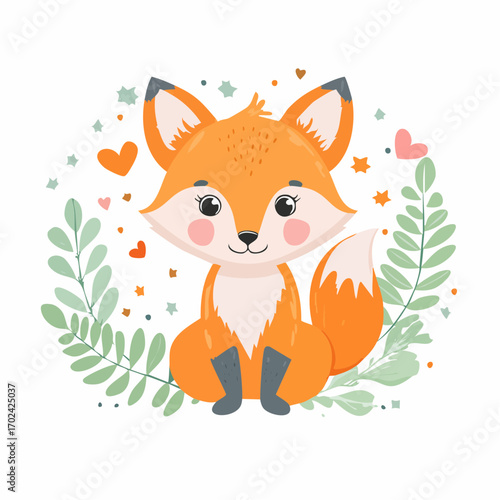 niedliches Fuchsbaby