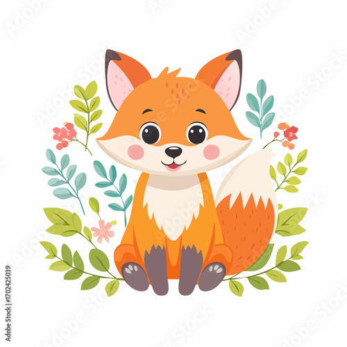 niedliches Fuchsbaby
