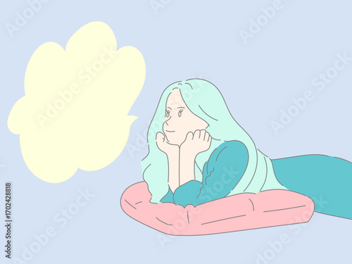 女性　イラスト