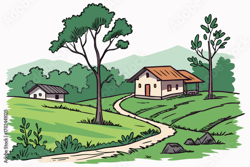 house in the forest