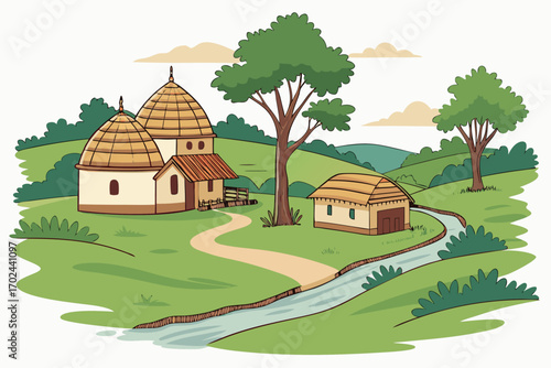 house in the garden